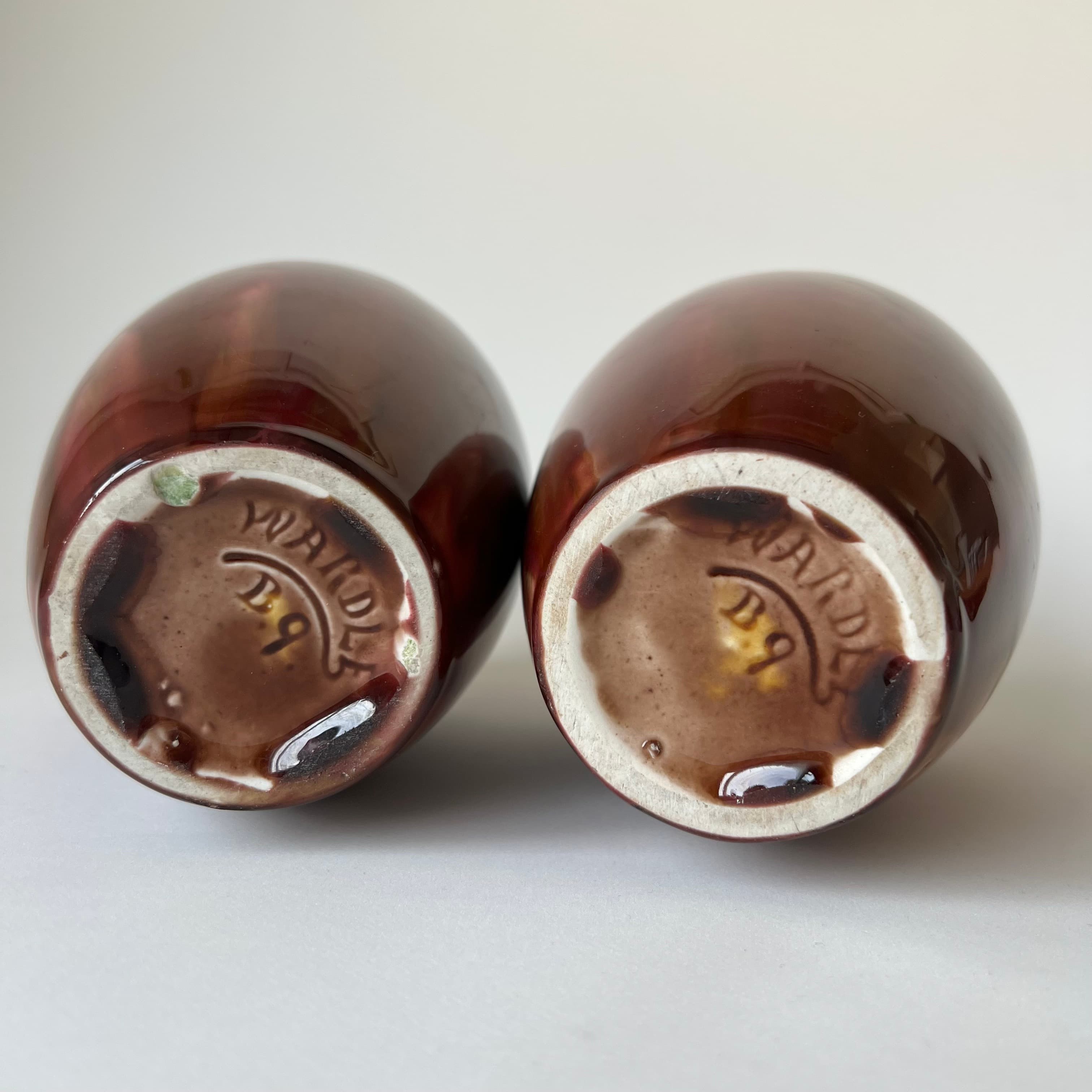 Antique Art Nouveau Drip Glaze Vases by Wardle & Co, Set of 2 detail 1