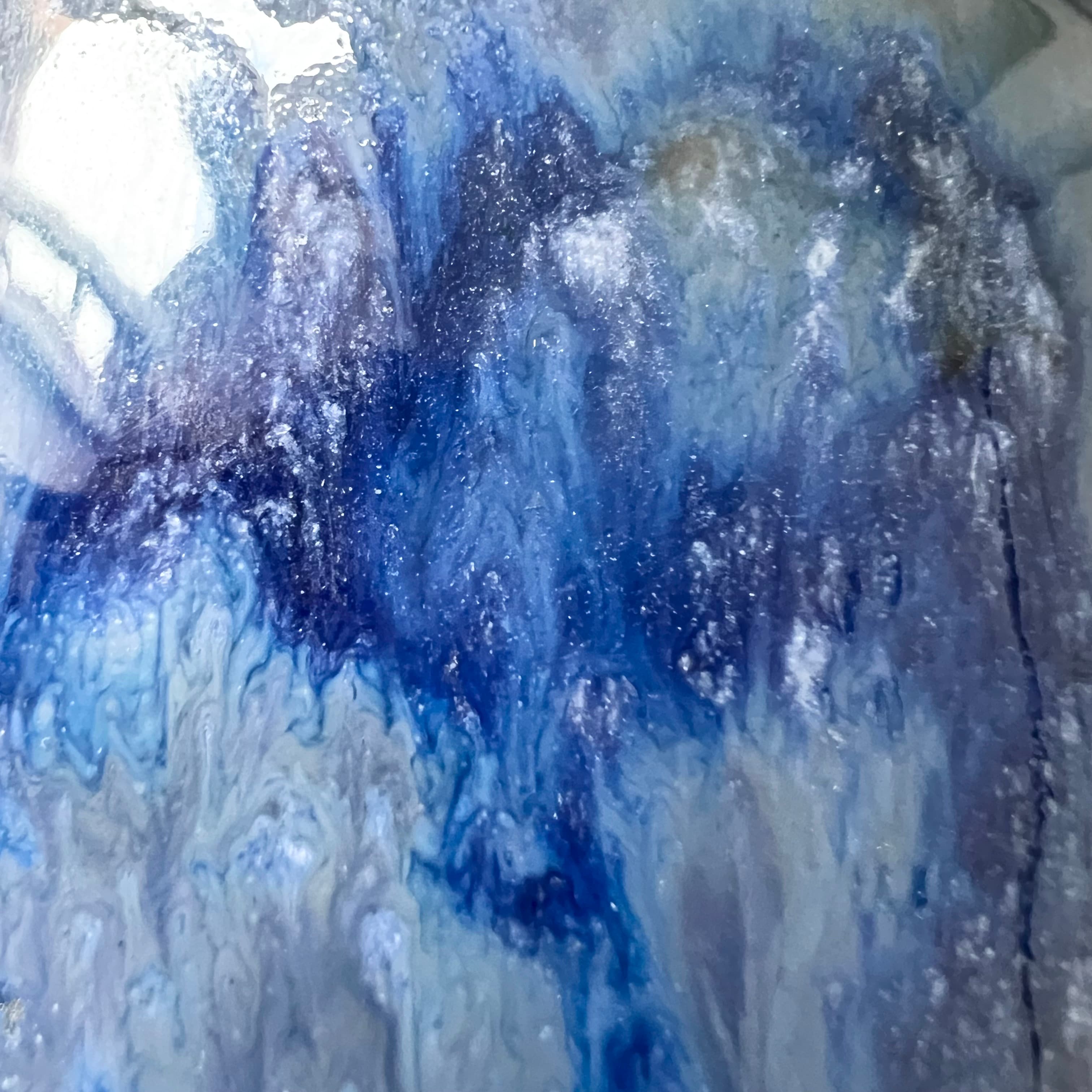 Antique Royal Doulton Lambeth Drip Glaze Vase detail 3