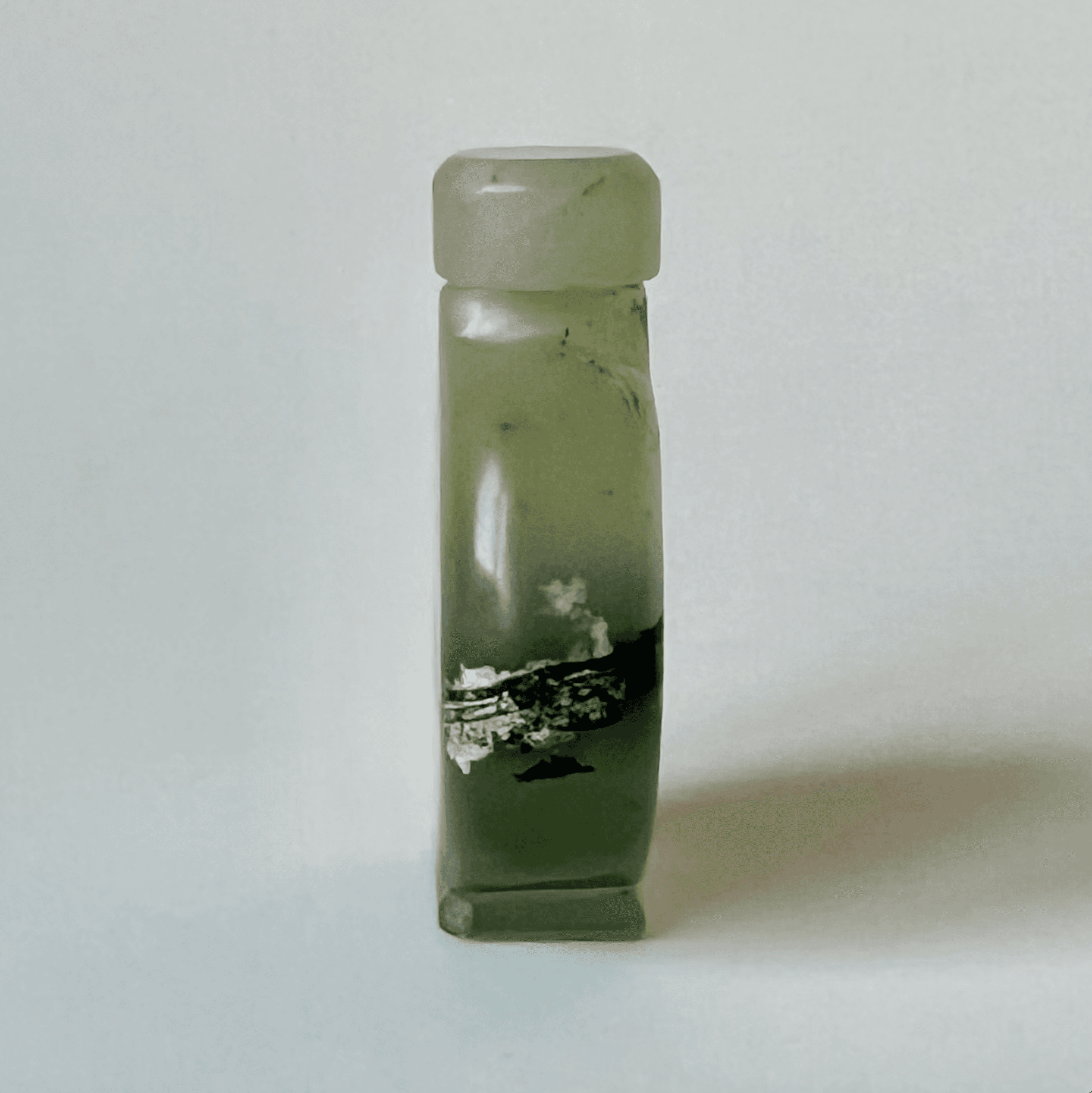 Vintage Carved Hardstone Snuff Bottle detail 2