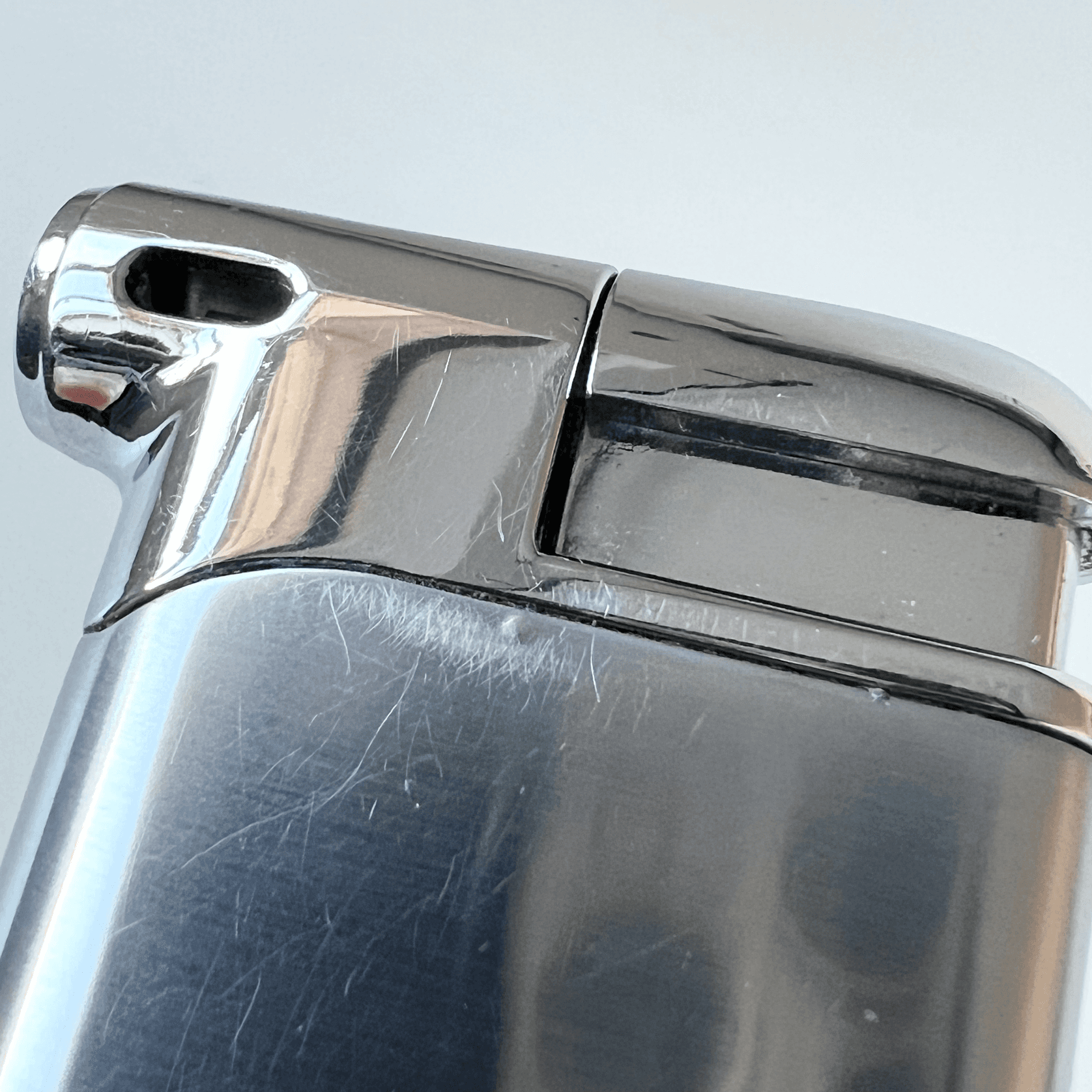 Vintage Chrome Colibri Butane Lighter with Original Box detail 10