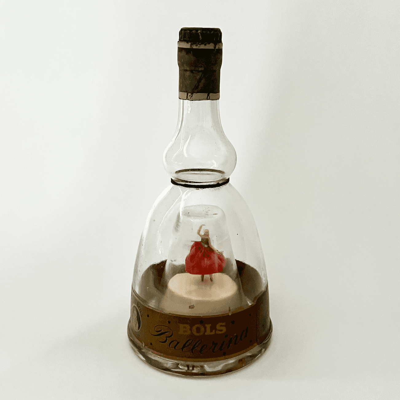 Vintage Bols Ballerina Musical Bottle detail 1