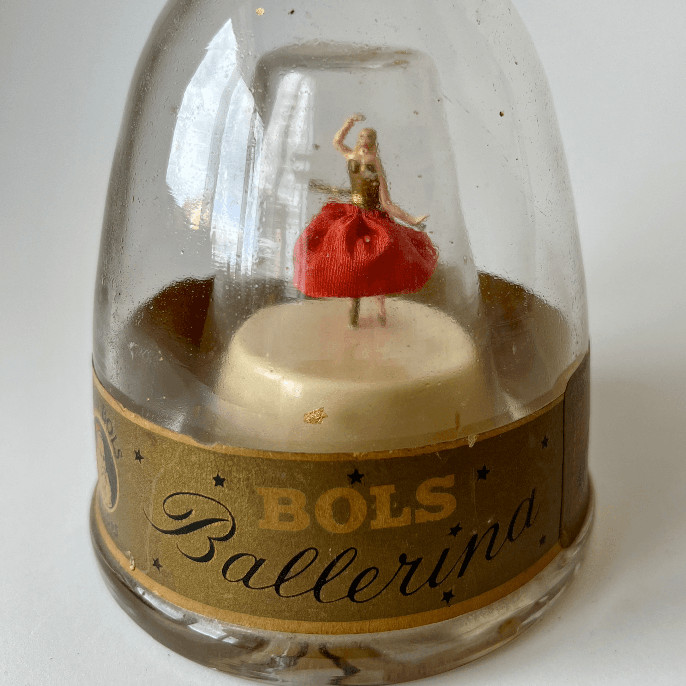 Vintage Bols Ballerina Musical Bottle detail 2
