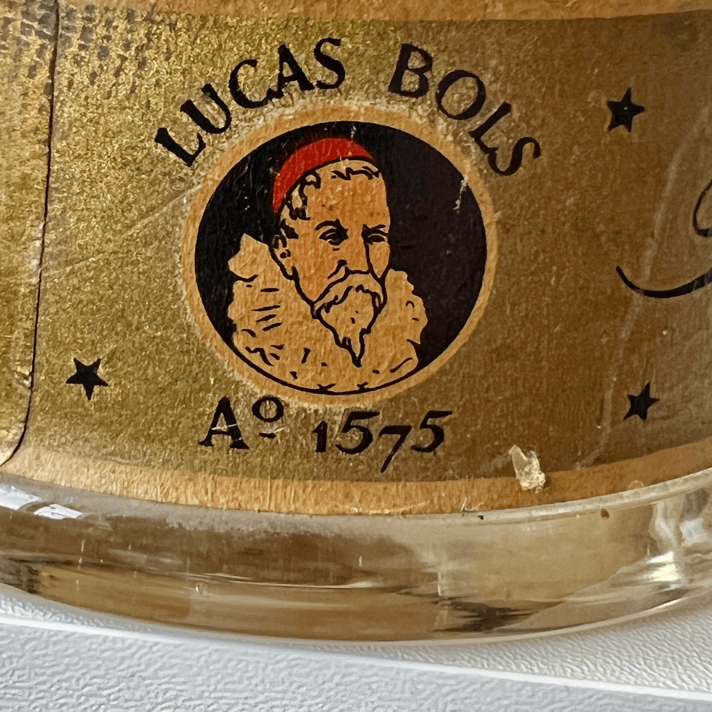 Vintage Bols Ballerina Musical Bottle detail 6