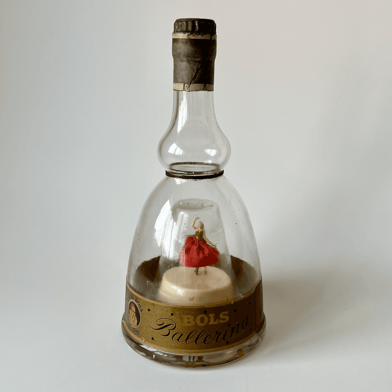 Vintage Bols Ballerina Musical Bottle