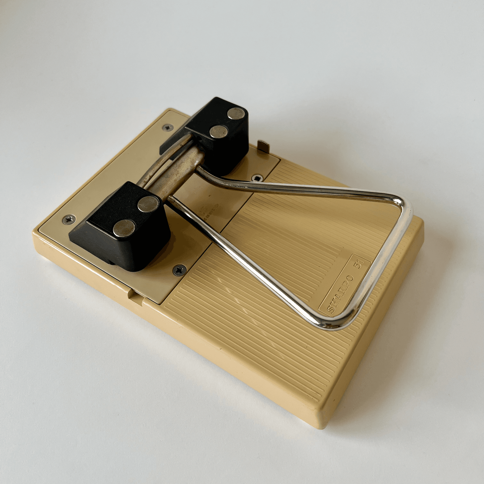 Vintage Swedish Heavy Duty Hole Punch Sharpo 51 detail 1