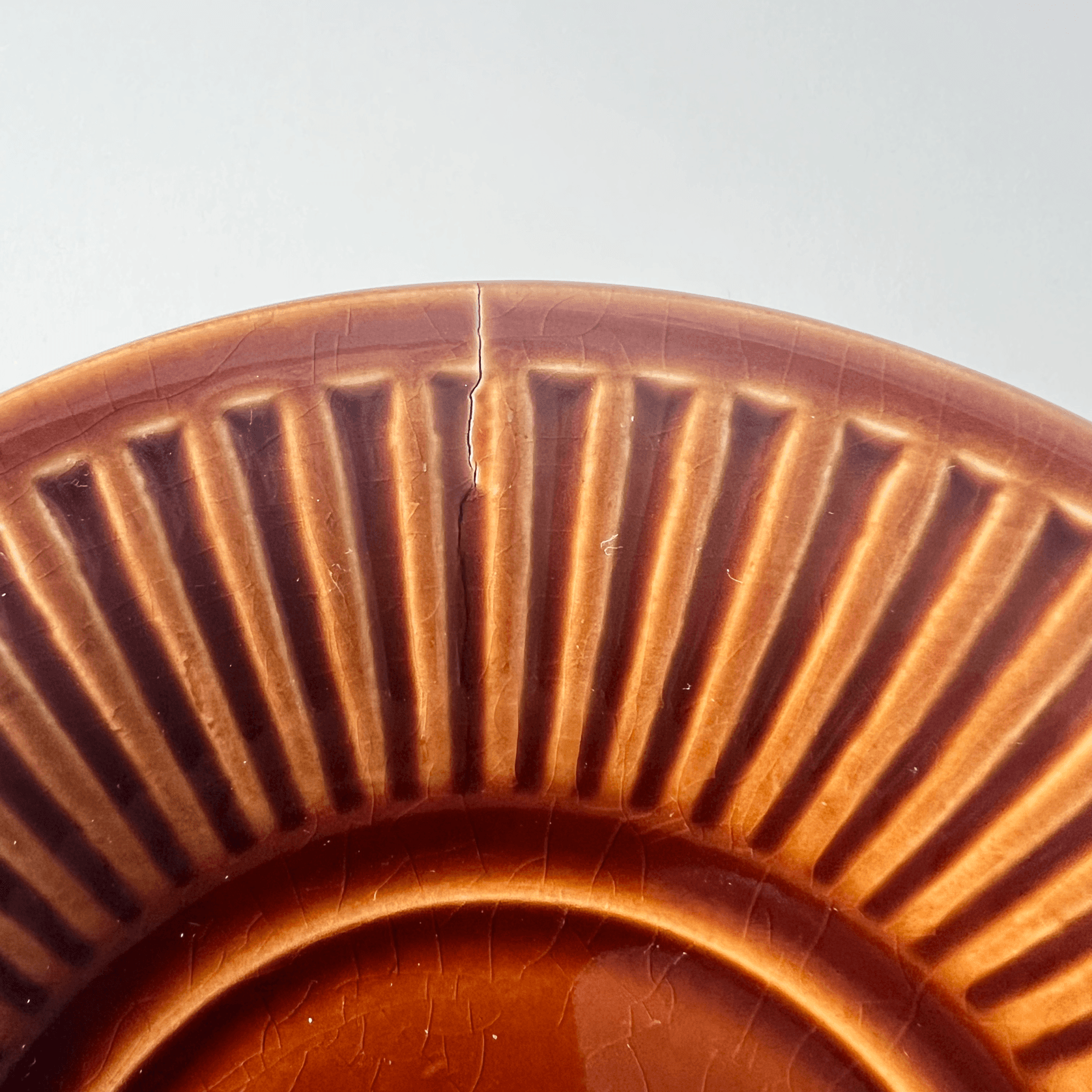 Vintage Tiko Brown Ceramic Coffee Set detail 4
