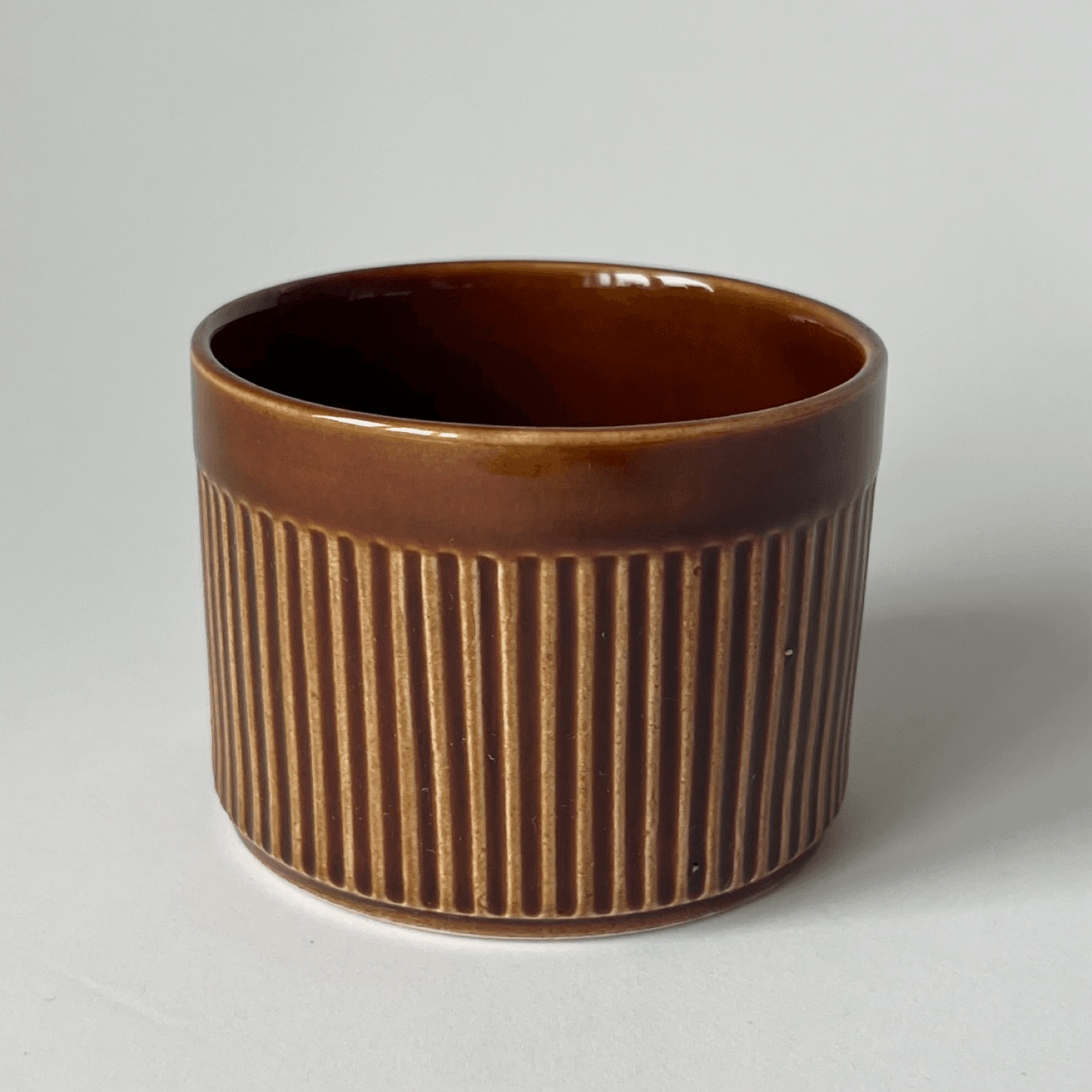 Vintage Tiko Brown Ceramic Coffee Set detail 8